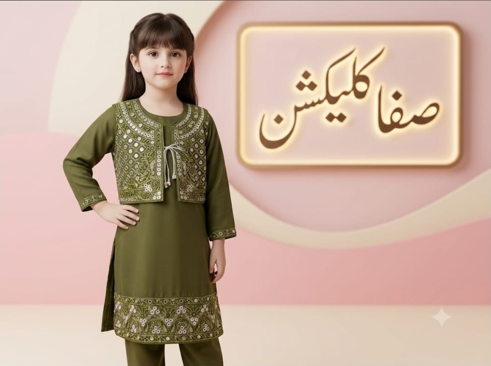 Girls jacket suit with trouser