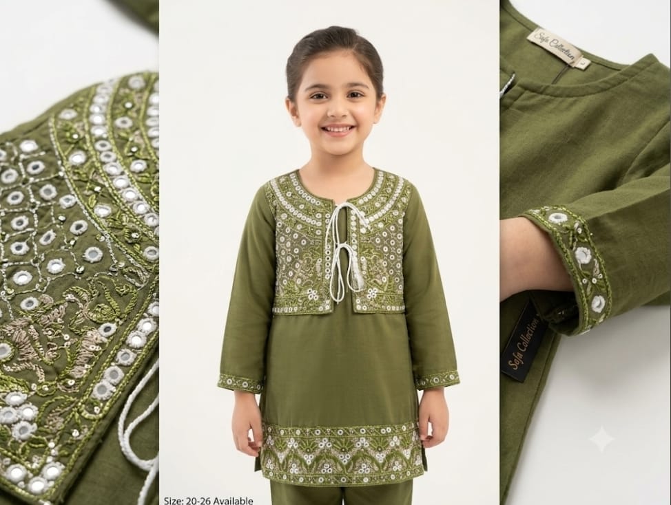 Girls jacket suit with trouser